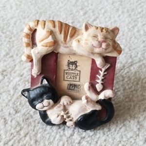 Whittle Cats picture frame